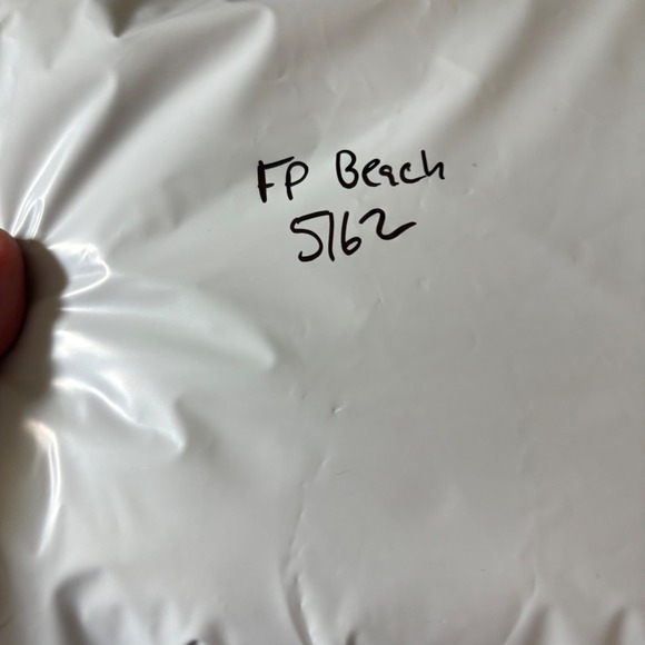 FP Beach Black Ribbed Mini Dress Size L Button Front Cutout Tie Neck Free People - Picture 12 of 12